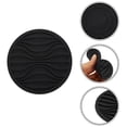 thumbnail image 3 of Unique Bargains 1 Set Water-repellent Wave Drink Coaster Black Silicone, 3 of 5