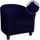 thumbnail image 1 of Nvzi Funda para sillón de club, funda para sillón, funda elástica para sillón, funda protectora para sofá, funda protectora para muebles para sala de estar de 25,59 a 35,43 pulgadas (azul oscuro), 1 of 3