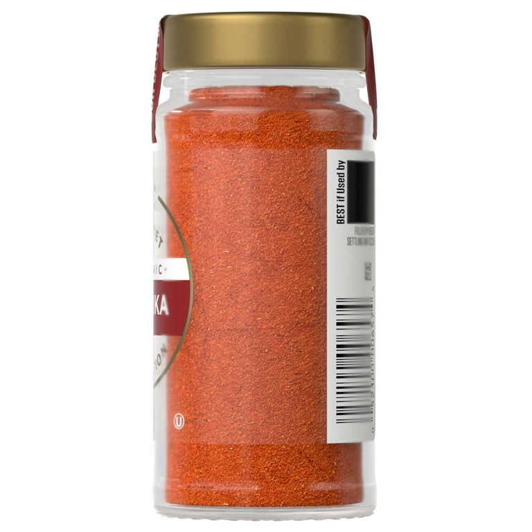 McCormick Gourmet Organic Paprika 1.62 oz Bottle with Sweet Pepper