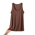 thumbnail image 2 of YHAJDS Womens Pajama Tops Modal Polka Dot Print Sleeveless Crew Neck Cami Soft Loungewear, 2 of 5