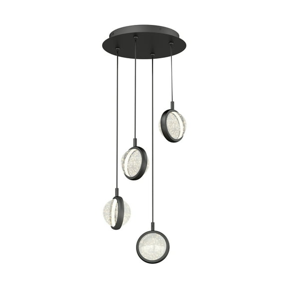 Artika Avalon Modern Pendant Light Fixture, Black