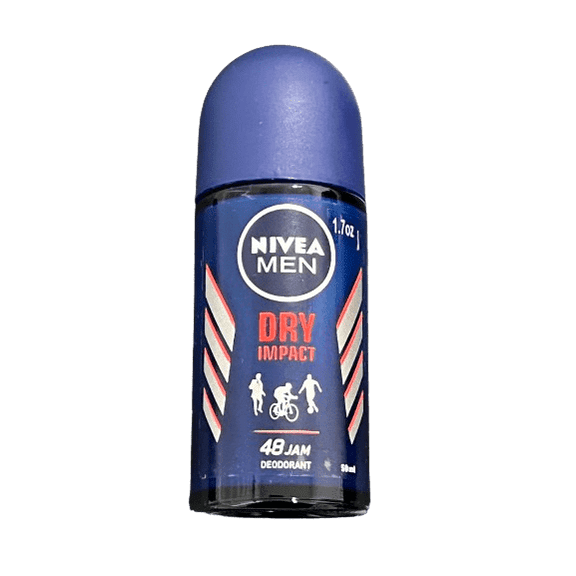 Nivea Roll-On Deodorant Men Dry Impact for Men, 50ml 1.7 oz