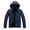 Navy, variant on Men's Softshell Jacket with Hood Waterproof Windbreaker Lightweight Rain Shell Jacket for Outdoor Hiking Black Small