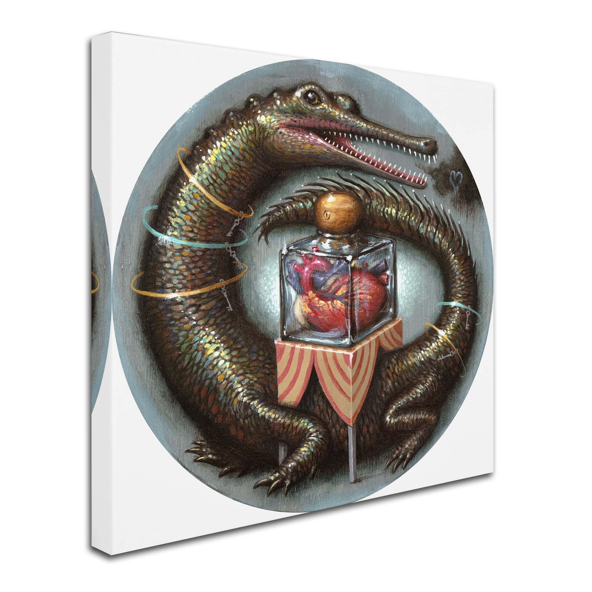 Trademark Fine Art 'Impervious Heart' Canvas Art by Jason Limon