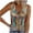 Yellow, variant on Raeneomay Off Shoulder Tops for Women Retro Ethnic Style Feather Printed Sleeveless Tank Tops