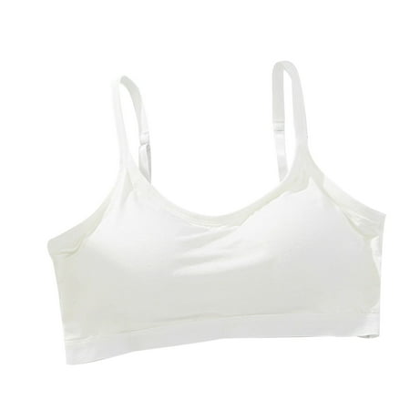XIMIN Comfortable Children s Underwear Teens Girls Training Bra Comfort Stretch Bralette Cotton Padded Sports Bra for Big Girls