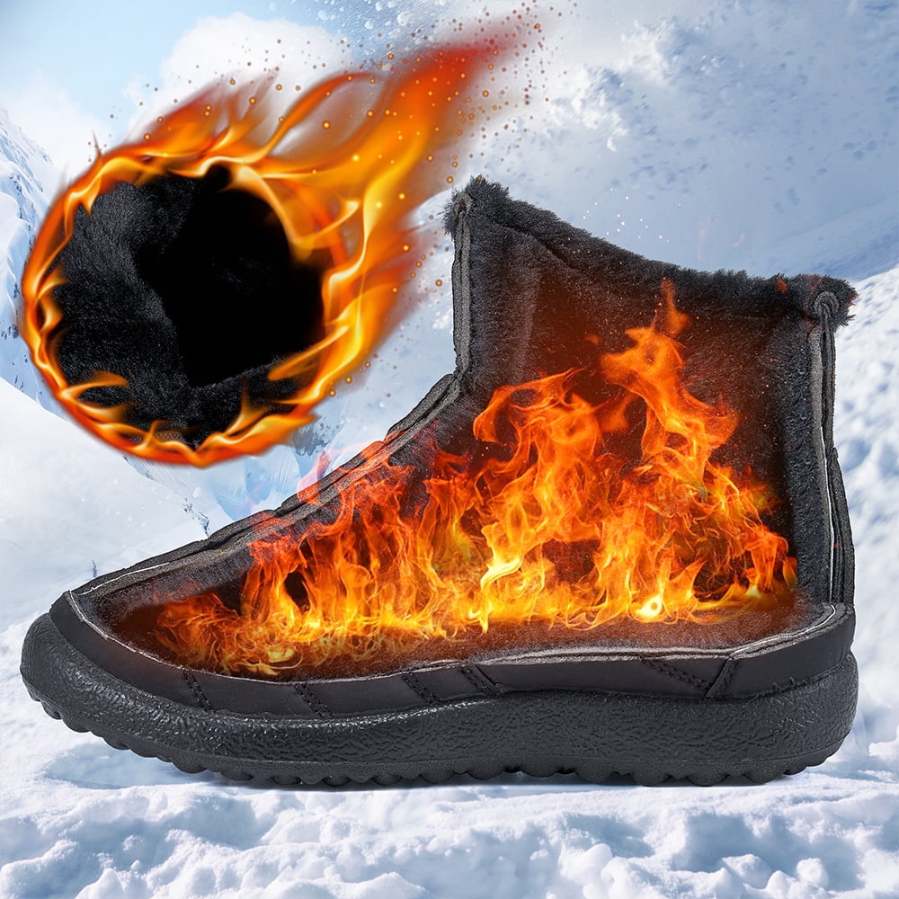 Ecetana Women's Winter Snow Boots Waterproof Ankle Booties photo 3