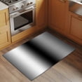 thumbnail image 3 of 2x3 Door Mat Rug, Black Grey White Non-Skid Rubber Backing Large Rectangle Rugs - Living Room Bedroom Home Office, Farmhouse Ombre Color Modern Simple Indoor Floor Mat Carpets Washable Rug, 3 of 9