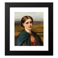 thumbnail image 2 of Charles Sillem Lidderdale 12x14 Black Modern Framed Museum Art Print Titled - Study of an Irish Head (1866), 2 of 5