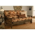 thumbnail image 2 of Kodiak Furniture Tucson Rustic Walnut Futon with Canadian Fabric Mattress, 2 of 2