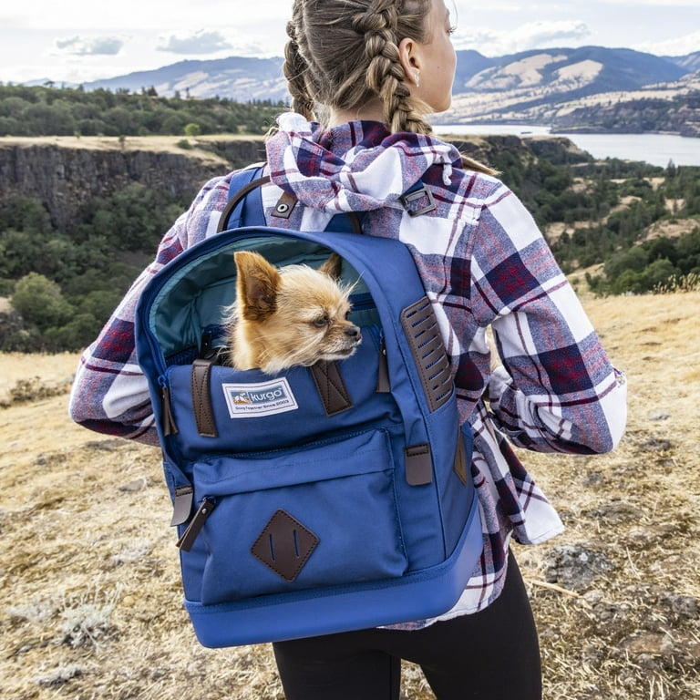 Kurgo Dog Carrier Backpack for Small Pets - Dogs & Cats | TSA Airline  Approved | Cat | Hiking or Travel | Waterproof Bottom