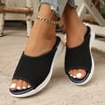 thumbnail image 7 of Willtoo Women's Orthopedic Sandals Wide Width Wedge Casual Summer Sandals Flats Comfortable Orthopedic Slipper, 7 of 7