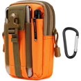 thumbnail image 1 of Bolsa para cinturón táctica, Bolsa para cinturón de nailon | Naranja | Bolso multifuncional del gadget de Molle EDC para el teléfono, al aire libre, caminando, montañismo y ciclismo, 1 of 5