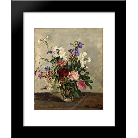 Dutch Still Life - Still Life. The Dutch bouquet. 20x24 Framed Art Print by Pyotr Konchalovsky