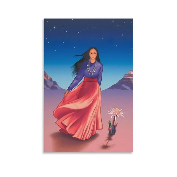 RC Gorman Paintings Poster Canvas Poster Wall Art Picture Prints Hanging Photo Gift Decor Home Posters Artworks 16x24inch(40x60cm)