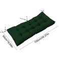thumbnail image 3 of BUTASY Swing Cushion Replacement Outdoor Porch Waterproof Bench Cushion Outdoor Chair Cushions 19.68x39.37 inch Swing Sets For Backyard(black), 3 of 6