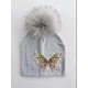 thumbnail image 1 of Gorro de viaje para niños y niñas, gorro de viaje para recién nacidos, animal, mariposa, unicornio, 1 of 4