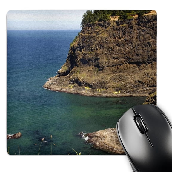 3dRose, Bay, Cape Meares on the Oregon Coast - US38 DFR0097 - David R. Frazier, MousePad
