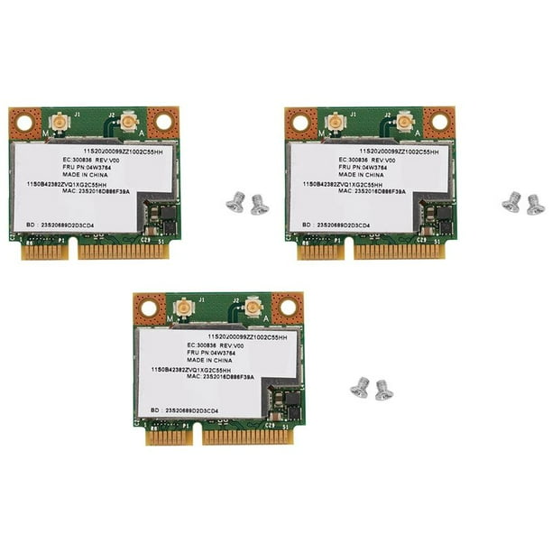 3X BCM943228HMB 04W3764 WIFI Inalámbrico Bluetooth 4.0 Medio MINI PCI-E Tarjeta Compacta para E130 E135 E330 E335 E530 E535 E430