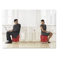 thumbnail image 4 of Pemberly Row Modern / Contemporary Ball Office Chair in Crimson, 4 of 6