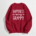 thumbnail image 4 of WEAIXIMIUNG Sweat-Shirt Surdimensionné pour Femmes Mode Décontractée Couleur Unie Manches Longues Imprimé Lettre Col Rond Hoodie, 4 of 4