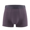 thumbnail image 2 of JoveMarine Men's Underwear Men's Multicolor Sport Boxer Briefs Trendy Square Leg Underwear Set for Athletic Wear and Casual Outfits Dark Gray 3XL, 2 of 7