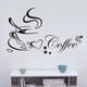 thumbnail image 3 of Decoración De La Pared, Etiqueta Engomada De La Pared Del Modelo De La Taza De Café, Distintivo Para La Sala De Estar De La Cocina YLSHRF Otros, 3 of 8