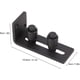 thumbnail image 3 of Guía de piso-Guía de piso deslizante ajustable de acero al carbono para accesorios de hardware de puerta de granero (ruedas dobles) Feliz Sencillez, 3 of 5