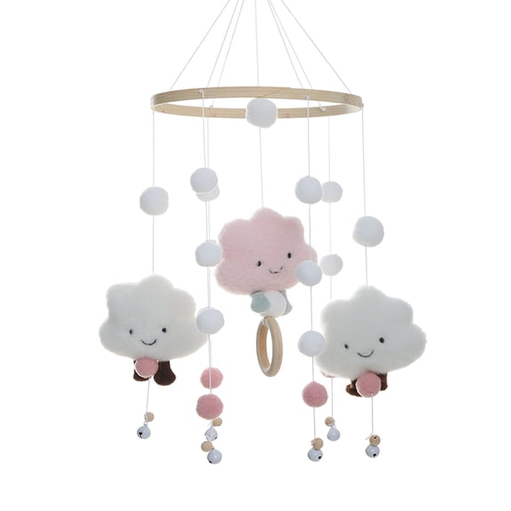 Baby Stroller Bed Bell Rotating Hanging Ornament Sensory Rattle Pendant Cartoon Improve Baby Visual Cognitive Gift Room