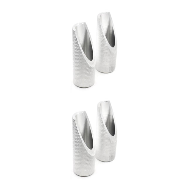 Sidaley Múltiples colores disponibles Clavijas de pie de aluminio para pedales de motocicleta Pedal de motocicleta Toe Nail silver plata 2piezas