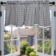 thumbnail image 3 of Cortinas Cortas para primera , Medias Filas de Ventanas Medias Cortinas para Dormitorios, Filas de Privacidad para Ventanas, Cortinas Negro 150x45cm Macarena Cortina de nivel de ventana, 3 of 8