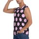 thumbnail image 3 of Balery Pink Groovy Disco Ball Camisetas sin mangas para hombre, absorbe la humedad y protege contra el mal olor.-XX-Large, 3 of 7