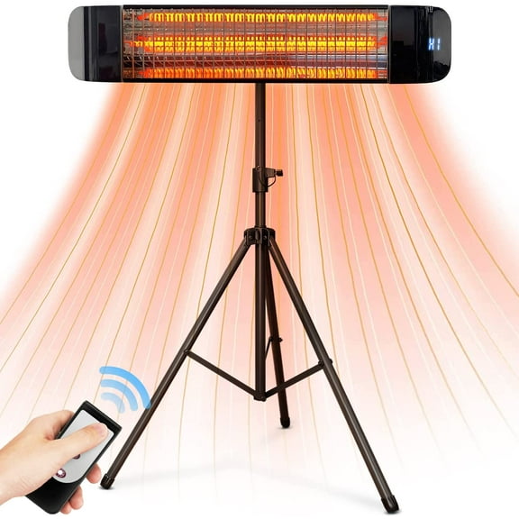 ZHIBO 1500W Infrared Patio Heater, Wall/Ceiling Mounted, CSA