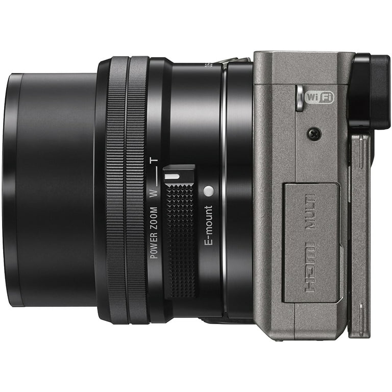 Sony Alpha a6000 Mirrorless Interchangeable-lens Camera w/ 16-50mm lens -  Gray 