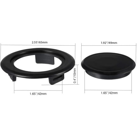 2 Inch Patio Table Umbrella Hole Ring And Cap Set Standard Size Thicker Plug Black Canada 2 Inch Patio Table Umbrella Hole Ring, What Size Umbrella For 84 Inch Table