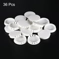 thumbnail image 3 of Uxcell 36Pack 1-61/64" Plastic Hole Plugs Panel Flush Type Knockout Locking Plugs, White, 3 of 5