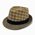 thumbnail image 2 of Mgmyaa Men's Summer Straw Jazz Hat Wide Brim Sun Protection Outdoor Travel Cap Breathable Lightweight Casual Beach Holiday Headwear Adjustable Classic Style, 2 of 7