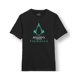 thumbnail image 1 of Assassin's Creed Valhalla - Camiseta Logotipo para Adultos Unisex (Negro, Verde), 1 of 2