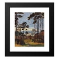 thumbnail image 2 of Christian Rohlfs 20x23 Black Modern Framed Museum Art Print Titled - Jaws on the Ettersberg (1899), 2 of 5