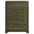 thumbnail image 3 of Gran Park 5-drawer Bedroom Chest of Drawers Dark Cocoa, 3 of 12