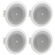 thumbnail image 1 of Altavoz de techo JBL 8124 de rango completo 70V/100V 6W (paquete de 4), 1 of 8