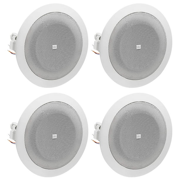 Altavoz de techo JBL 8124 de rango completo 70V/100V 6W (paquete de 4)