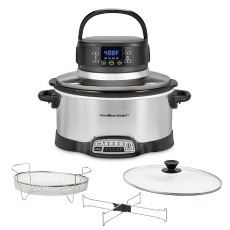 

2-in-1 Air Fry Slow Cooker 6 Quart Capacity 33061