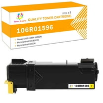 Toner H-Party 1-Pack Compatible Toner Cartridge Replacement for Xerox 106R01596 Phaser 6500 6500N 6500DN, WorkCentre6505 6505N 6505D Printer Ink Yellow