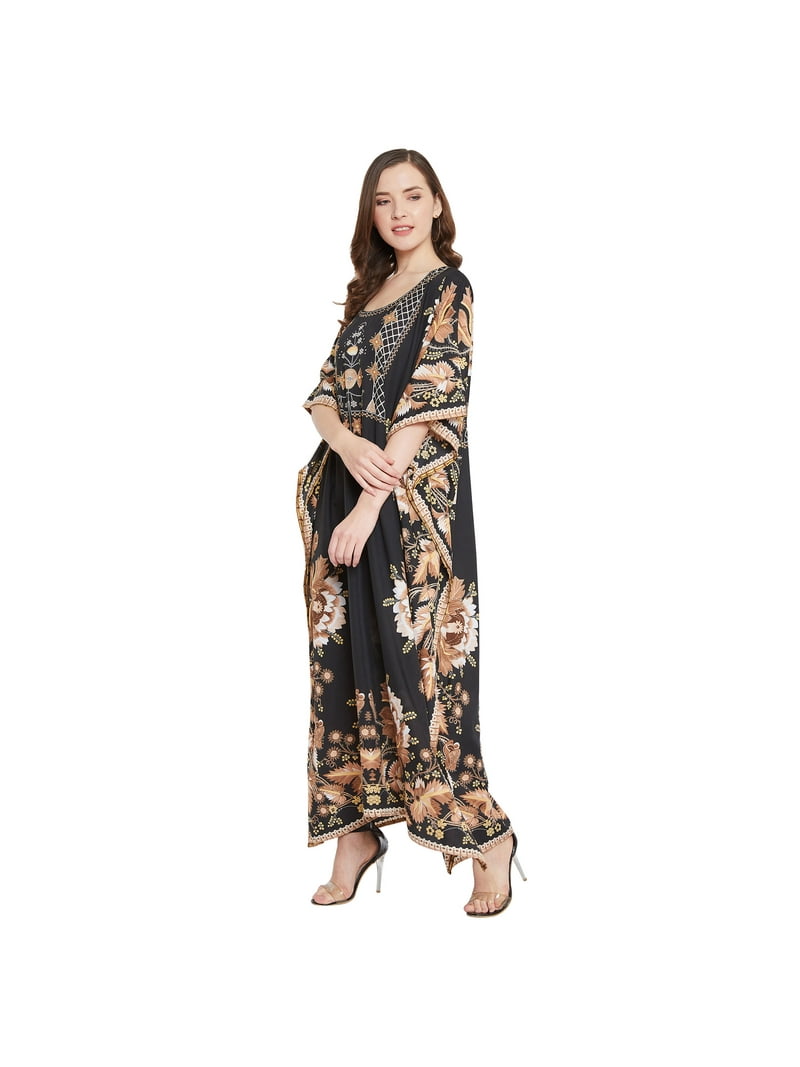 open lace back dress Breezy Cotton Kaftan Dress, Off white Kaftan Dress - Bohemian Cotton Kaftan main image 1