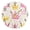 Gold, variant on Round Art Wall Clock Vintage Oil Painting Texture Decorative Clock Gold Pointer, Multi-Purpose Desktop & Hanging Creative Decor Clock for Home Living Room Crown Pink Princess