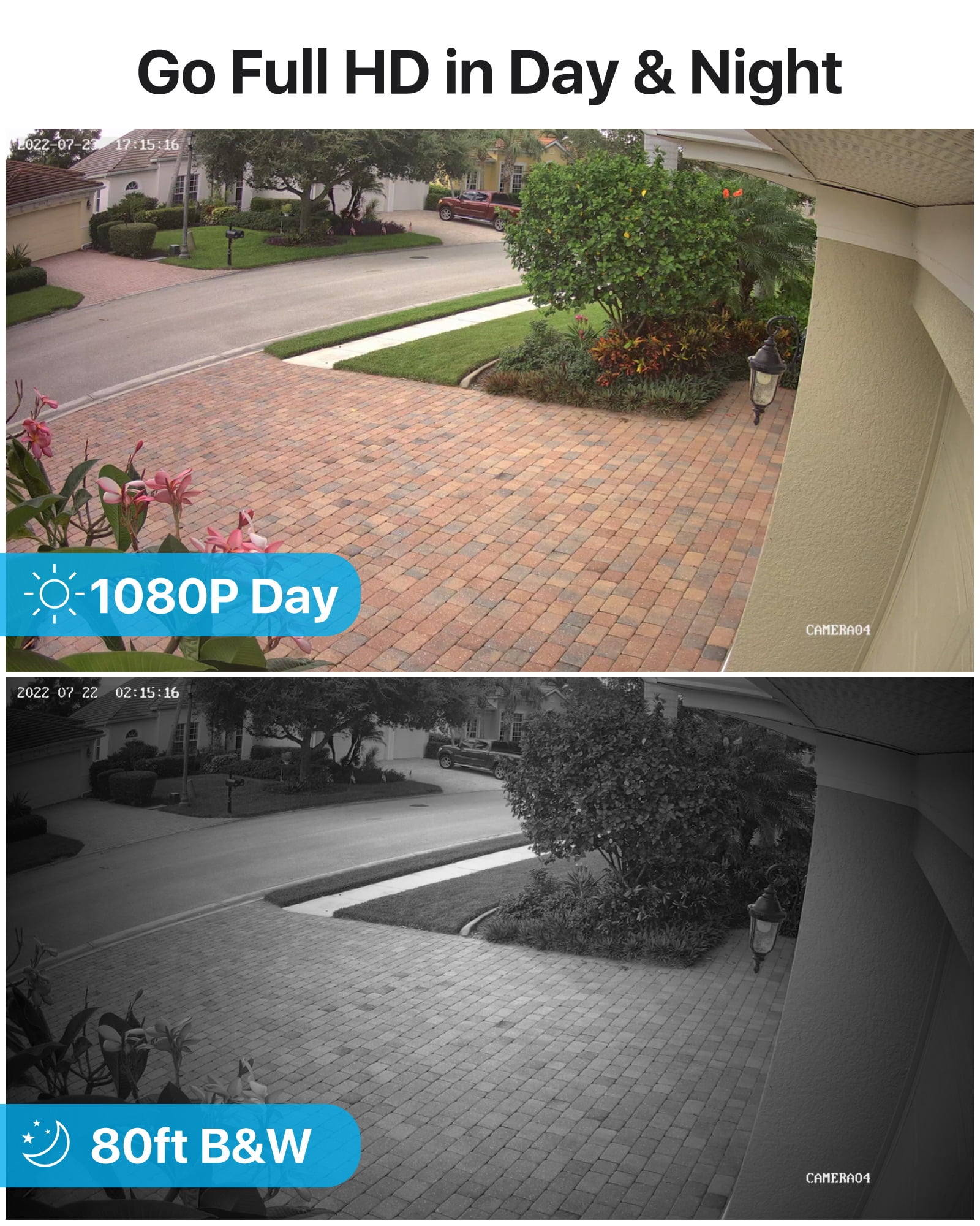 ZOSI H.265+ 16 Channel Security Camera System 1080p, HD DVR Recorder with 2TB Hard Drive, 16 x 2MP CCTV Bullet Wired Surveillance Camera Outdoor Indoor with 80ft Night Vision