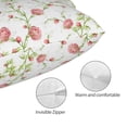 thumbnail image 3 of Sikiie Roses Flowers Pillow Covers, Throw Pillow Case Cushion Covers,Cushion for Bedroom,Couch,Home-16"x24", 3 of 6