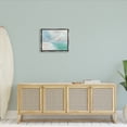 thumbnail image 2 of Stupell Peaceful Beach Foam Shore Scenery Landscape Painting Gray Floater Framed Art Print Wall Art, 2 of 6