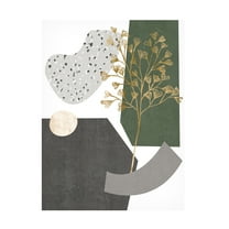 Melissa Wang 'Gold Ginkgo I' Canvas Art